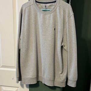 Izod Light Gray Crewneck Sweater size XL